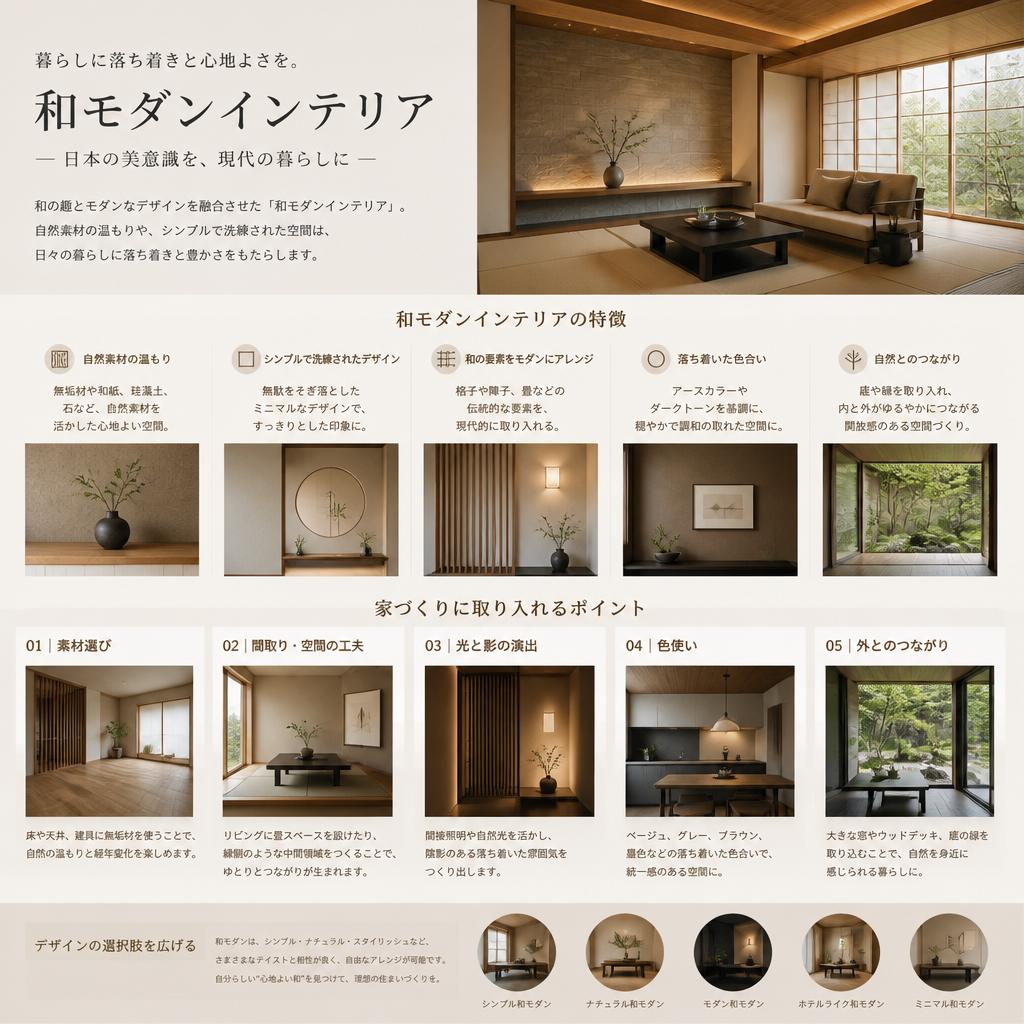5. 和モダンインテリアの魅力とは？