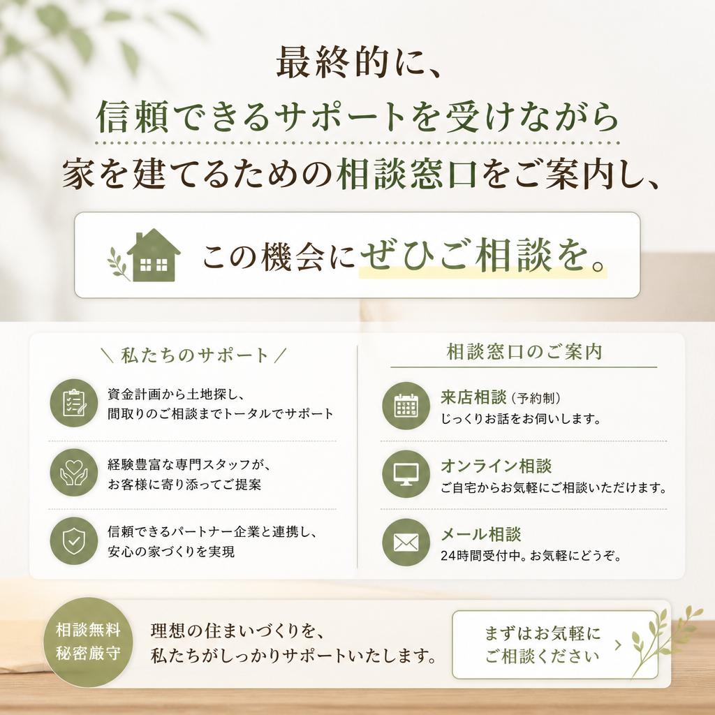 7. あなたの理想の住まいを実現するために