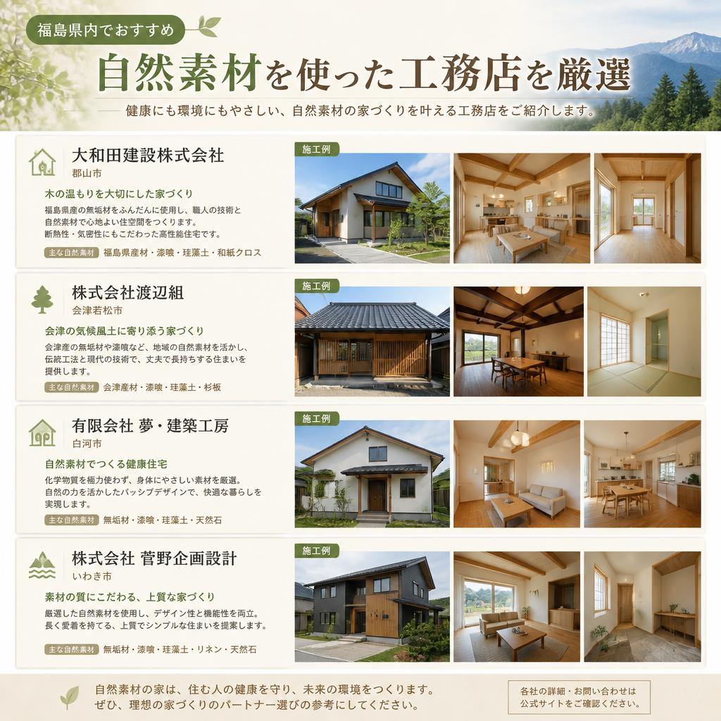 おすすめ工務店一覧