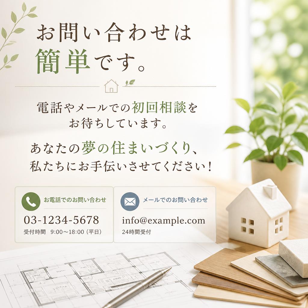 まずはお気軽にご相談を！
