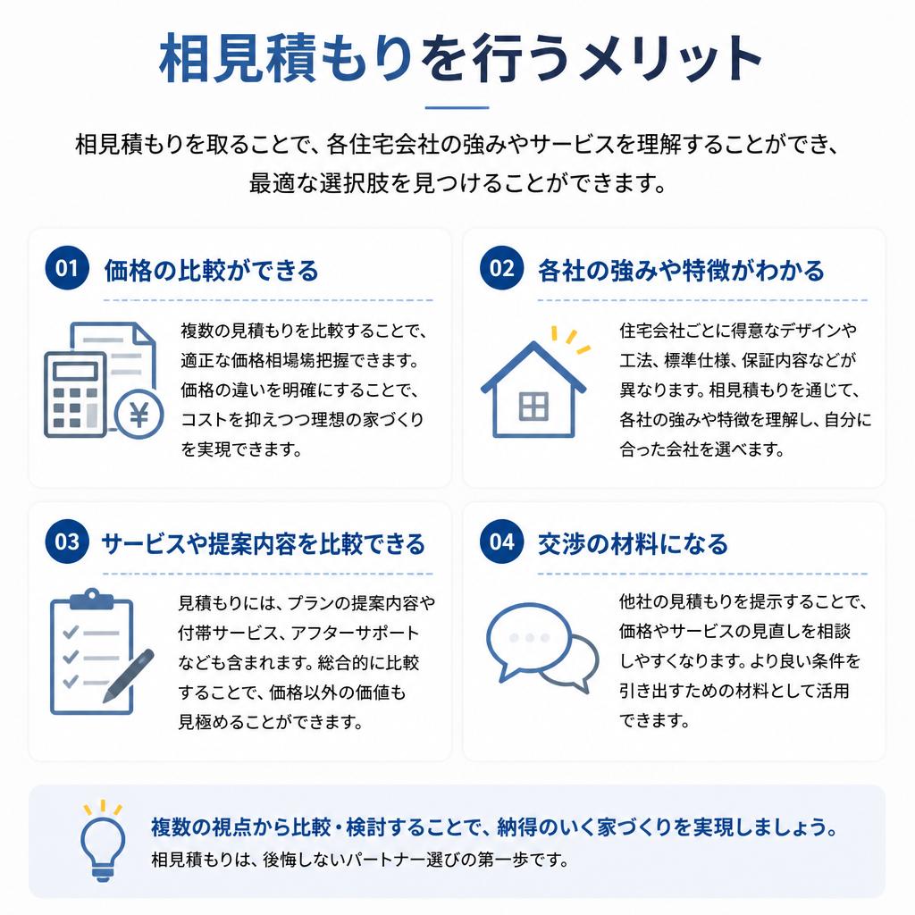 相見積もりのメリットとは？