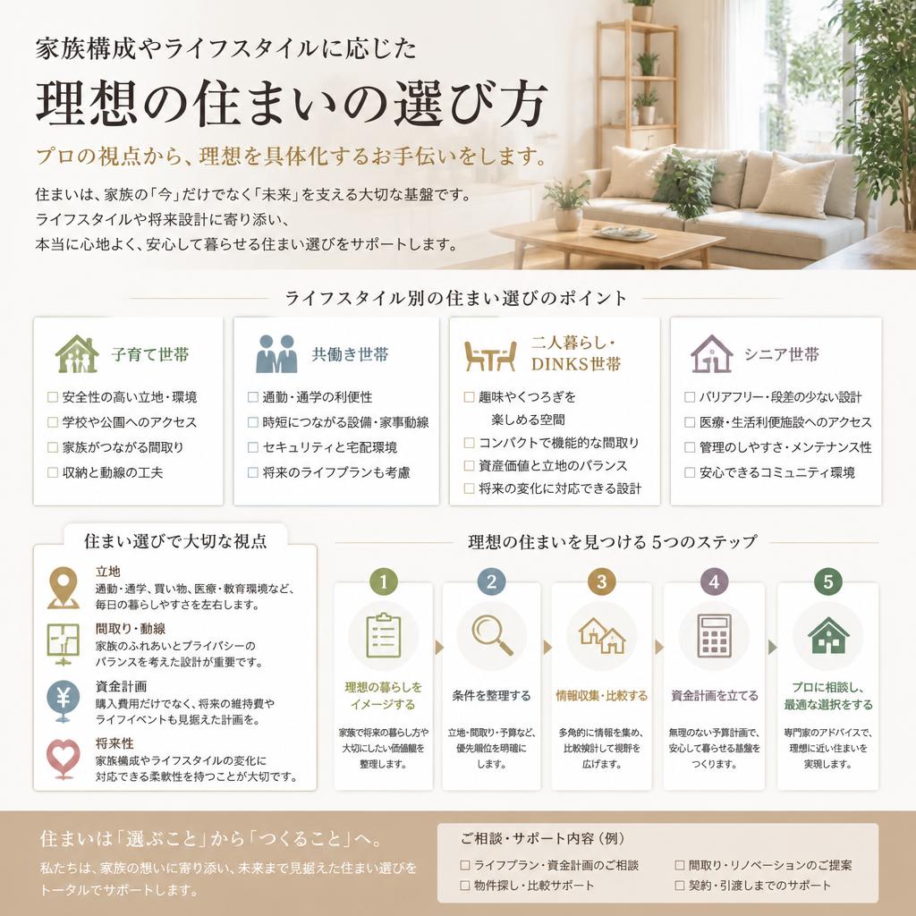 プロが教える、住まいの選び方