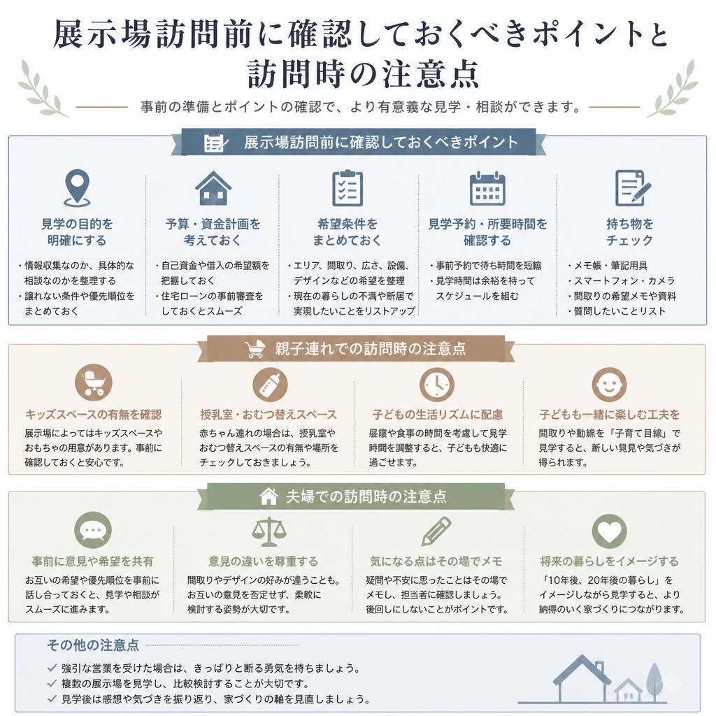 2. 住宅展示場を訪れる前に把握しておくべきこと