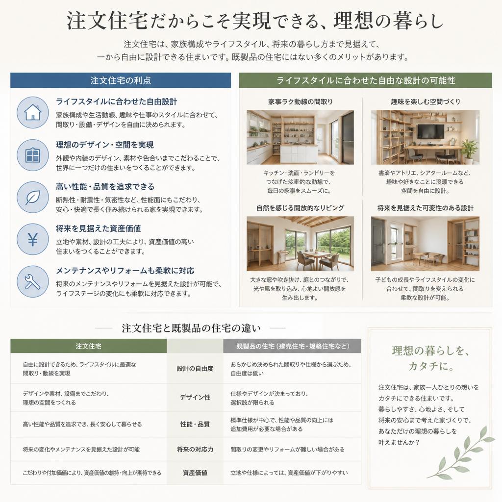 4. 注文住宅の魅力とは?