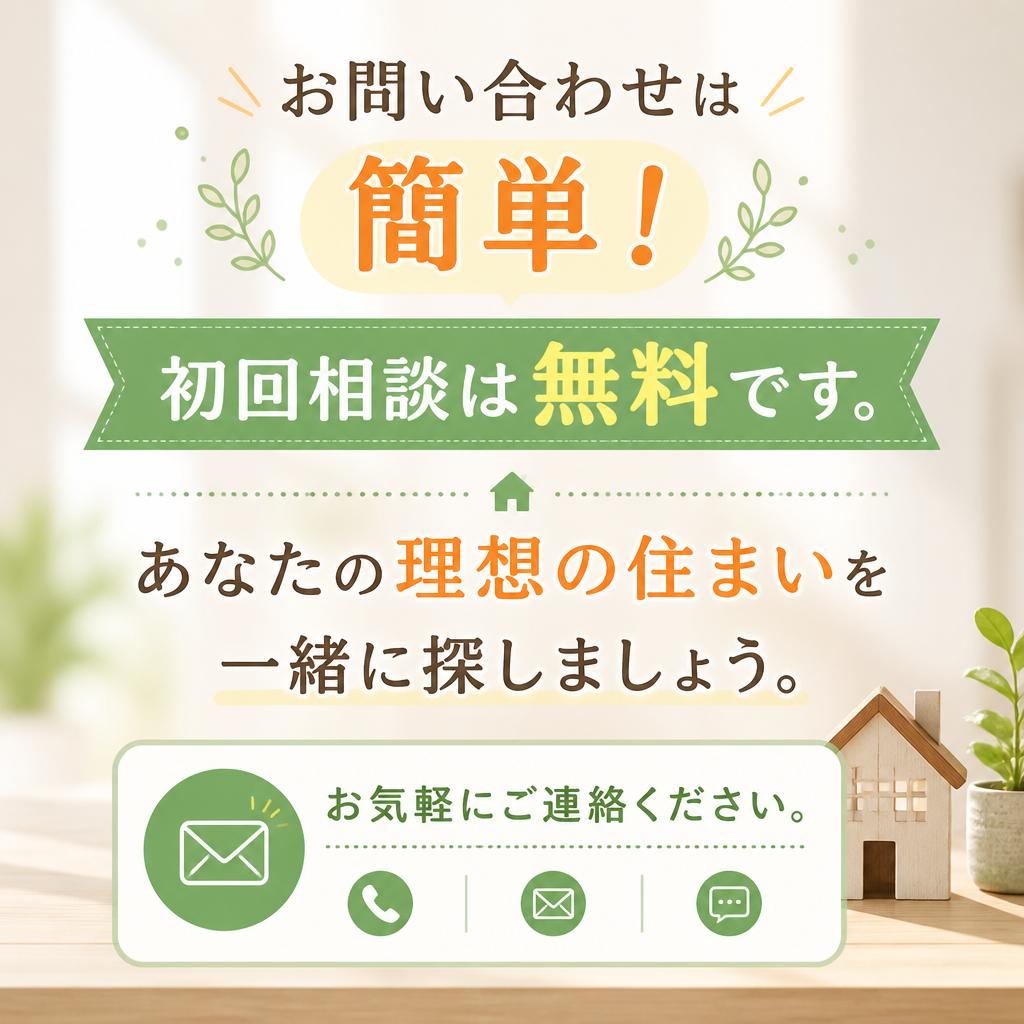 まずは無料相談から！