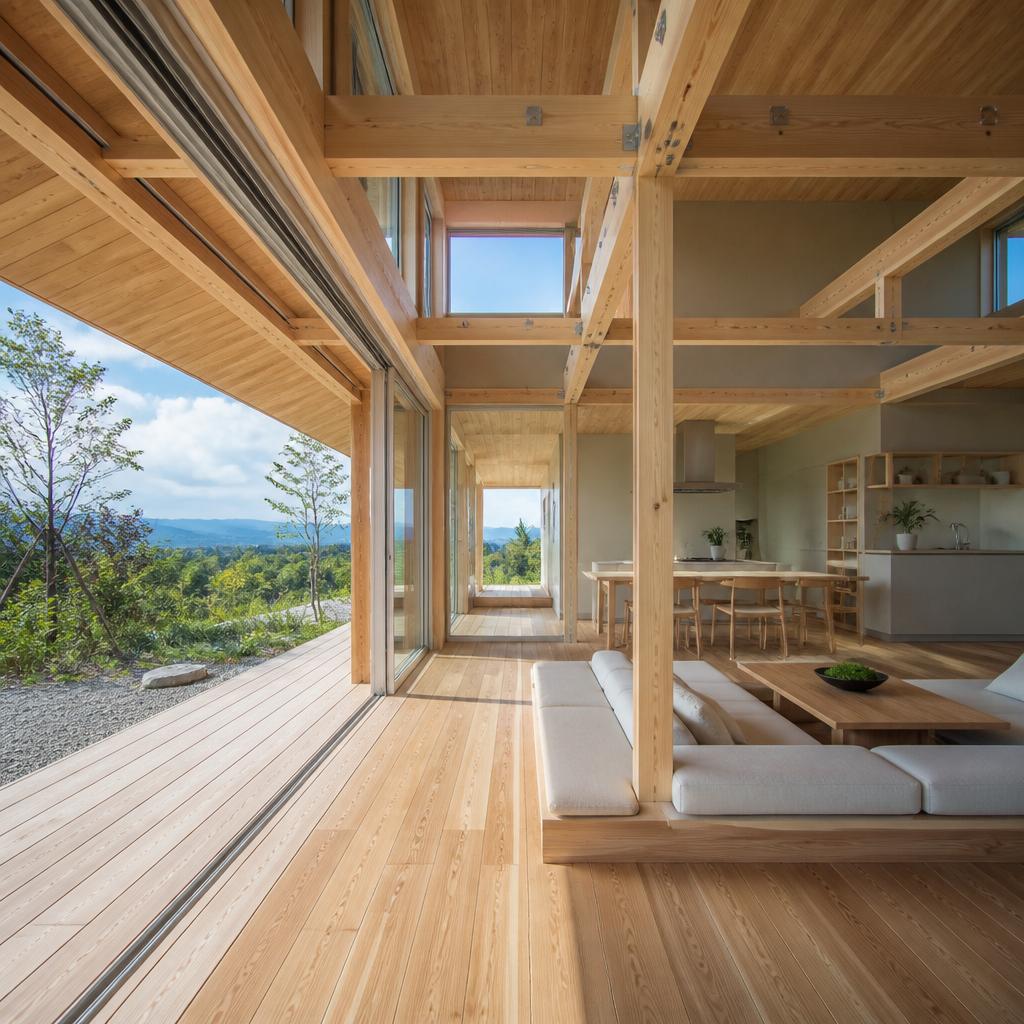 住み心地重視！先進的な構造材で作る福島の快適な家庭