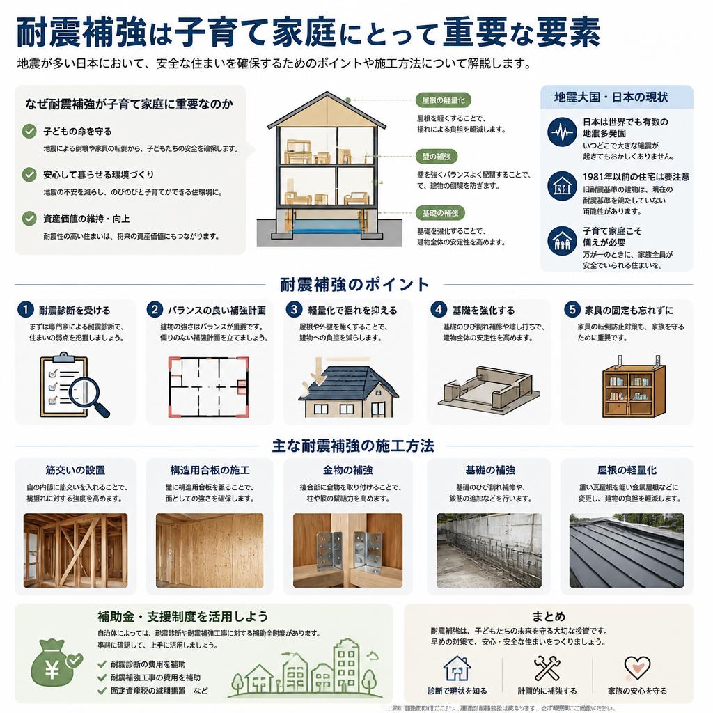 安心・安全を守る耐震補強について