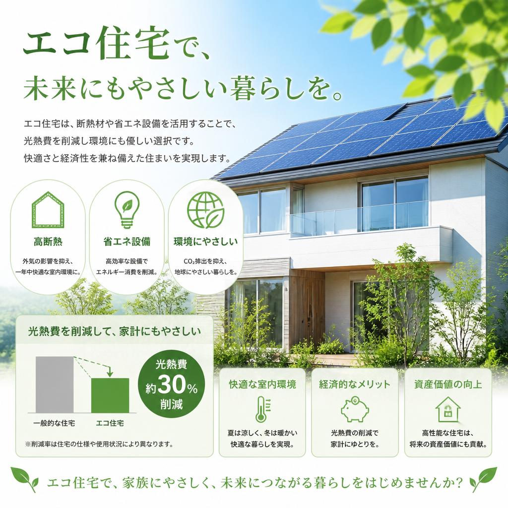 エコ住宅がもたらす省エネ効果